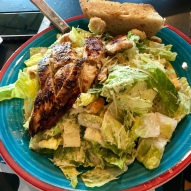 Caesar Salad with Roasted Chicken Breast